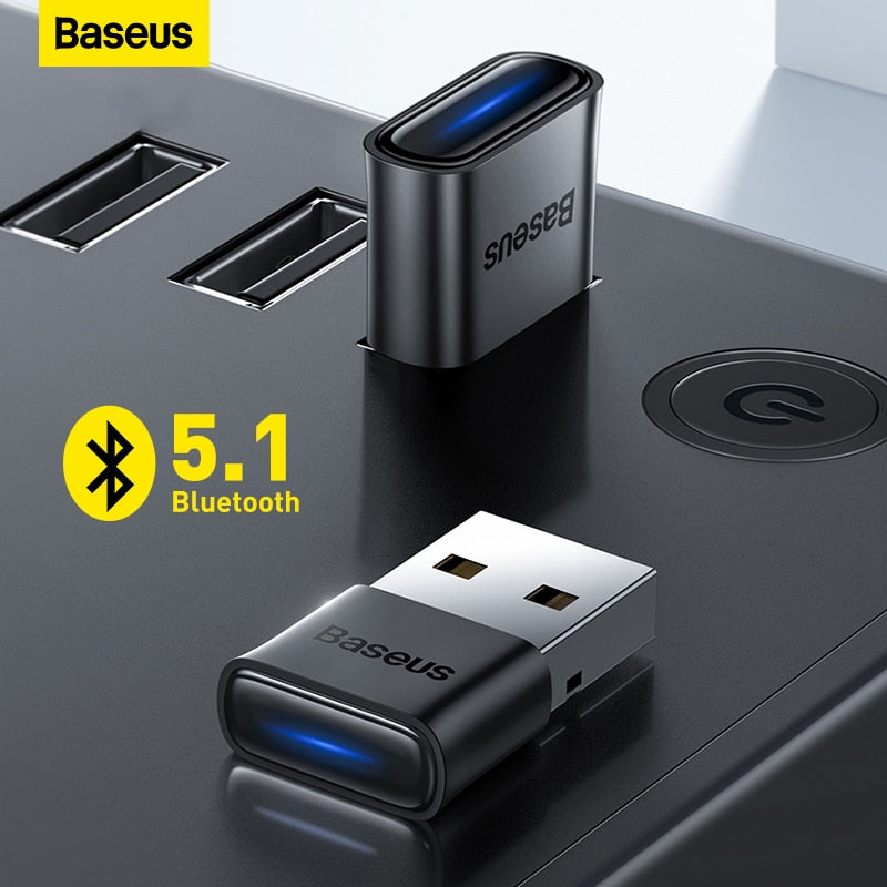 Baseus-Dongle adaptador USB Bluetooth.